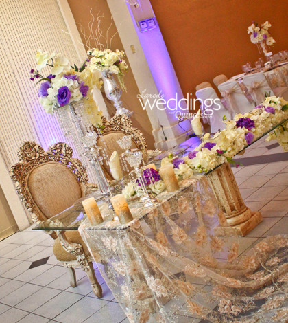 Grand Palace Lavender Wedding